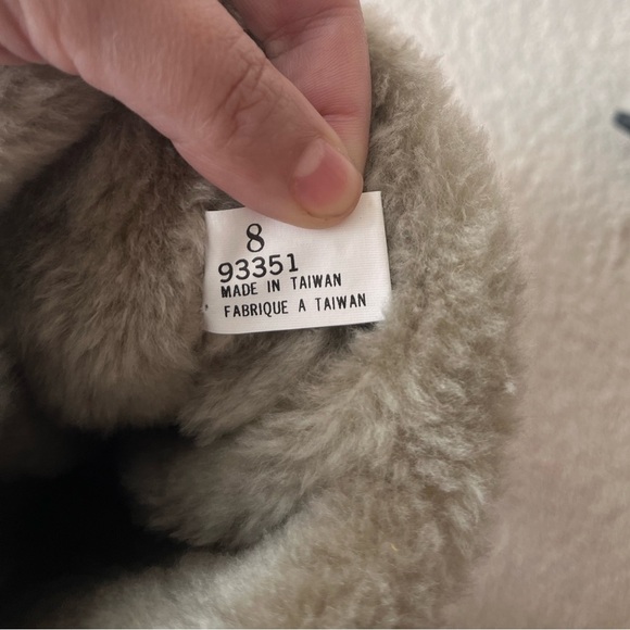 Vintage Faux Fur Lined Heeled Winter Boots 8 Grey - Picture 4 of 13